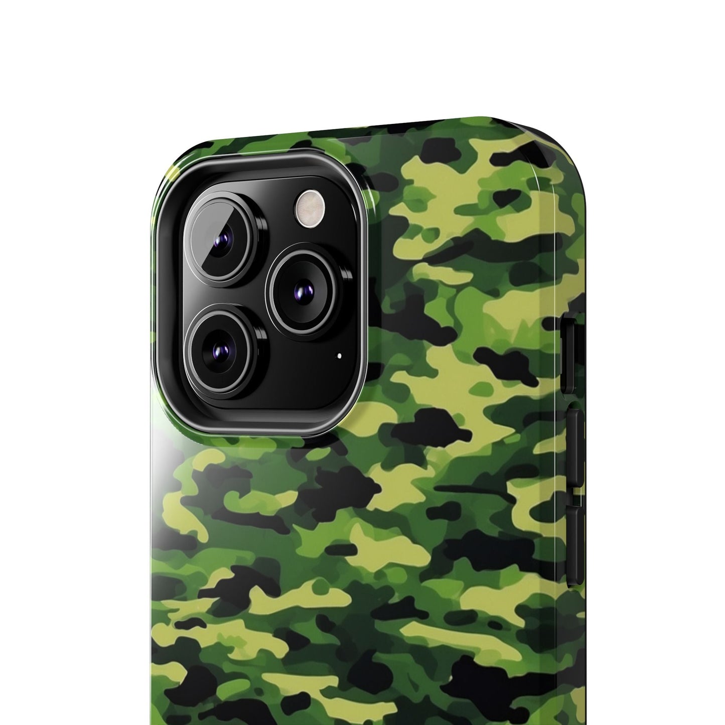 Green Woodland Camouflage – iPhone Case, Sleek and Durable Design - BOGO Cases