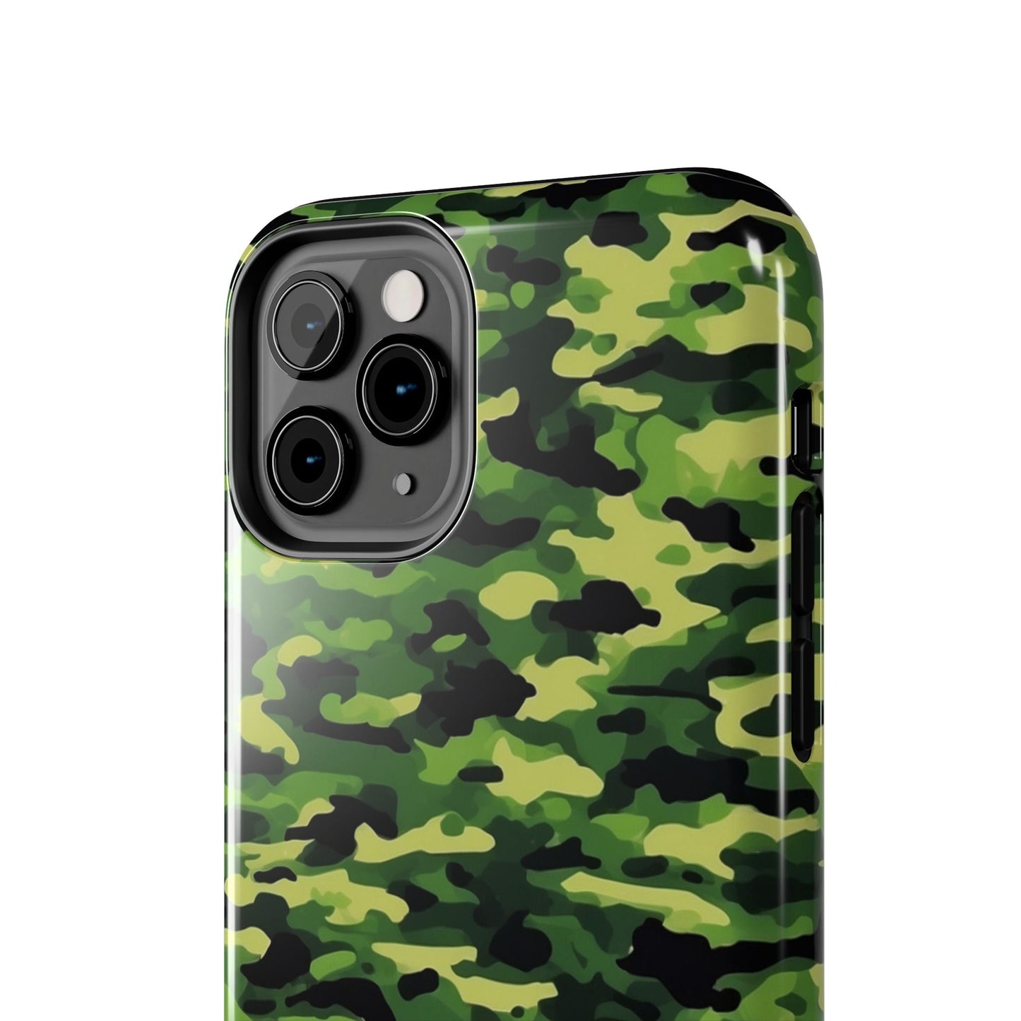 Green Woodland Camouflage – iPhone Case, Sleek and Durable Design - BOGO Cases
