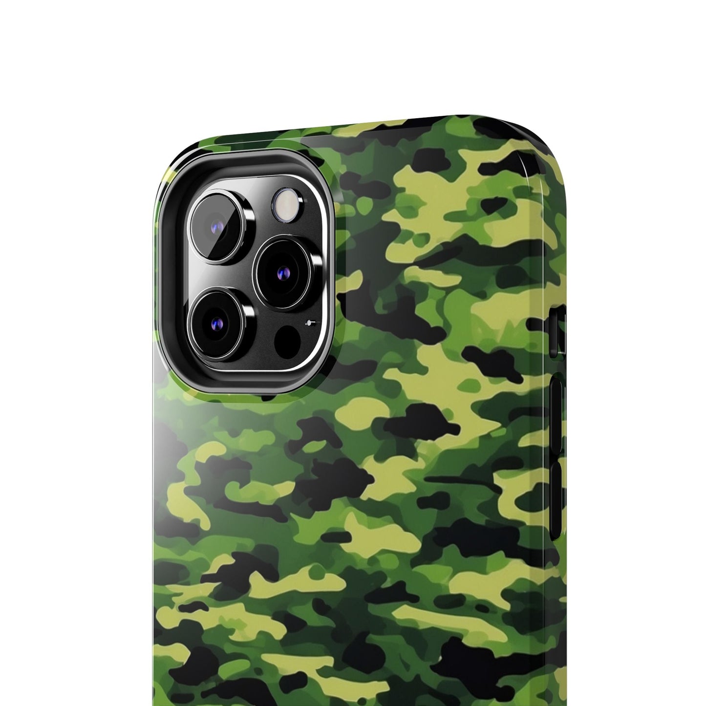 Green Woodland Camouflage – iPhone Case, Sleek and Durable Design - BOGO Cases