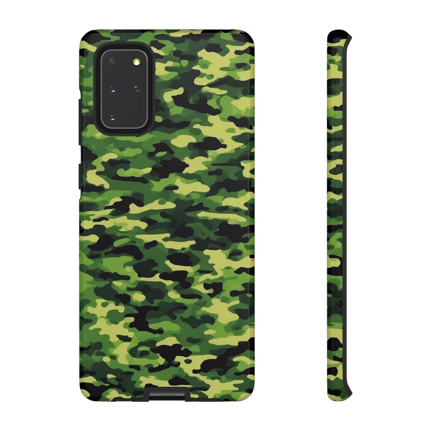 Green Woodland Camouflage – Samsung Galaxy Case, Tough Drop - Proof Design - BOGO Cases