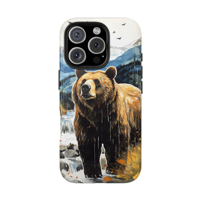 Grizzly Bear Boho iPhone Case - BOGO Cases