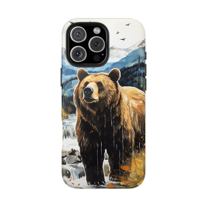 Grizzly Bear Boho iPhone Case - BOGO Cases