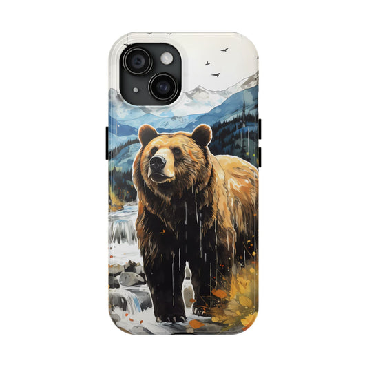 Grizzly Bear Boho iPhone Case - BOGO Cases