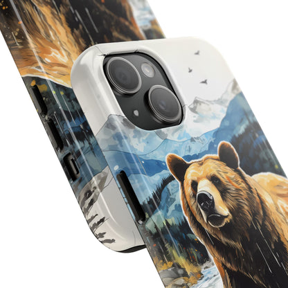 Grizzly Bear Boho iPhone Case - BOGO Cases