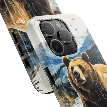 Grizzly Bear Boho iPhone Case - BOGO Cases