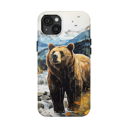 Grizzly Bear Boho iPhone Case - BOGO Cases