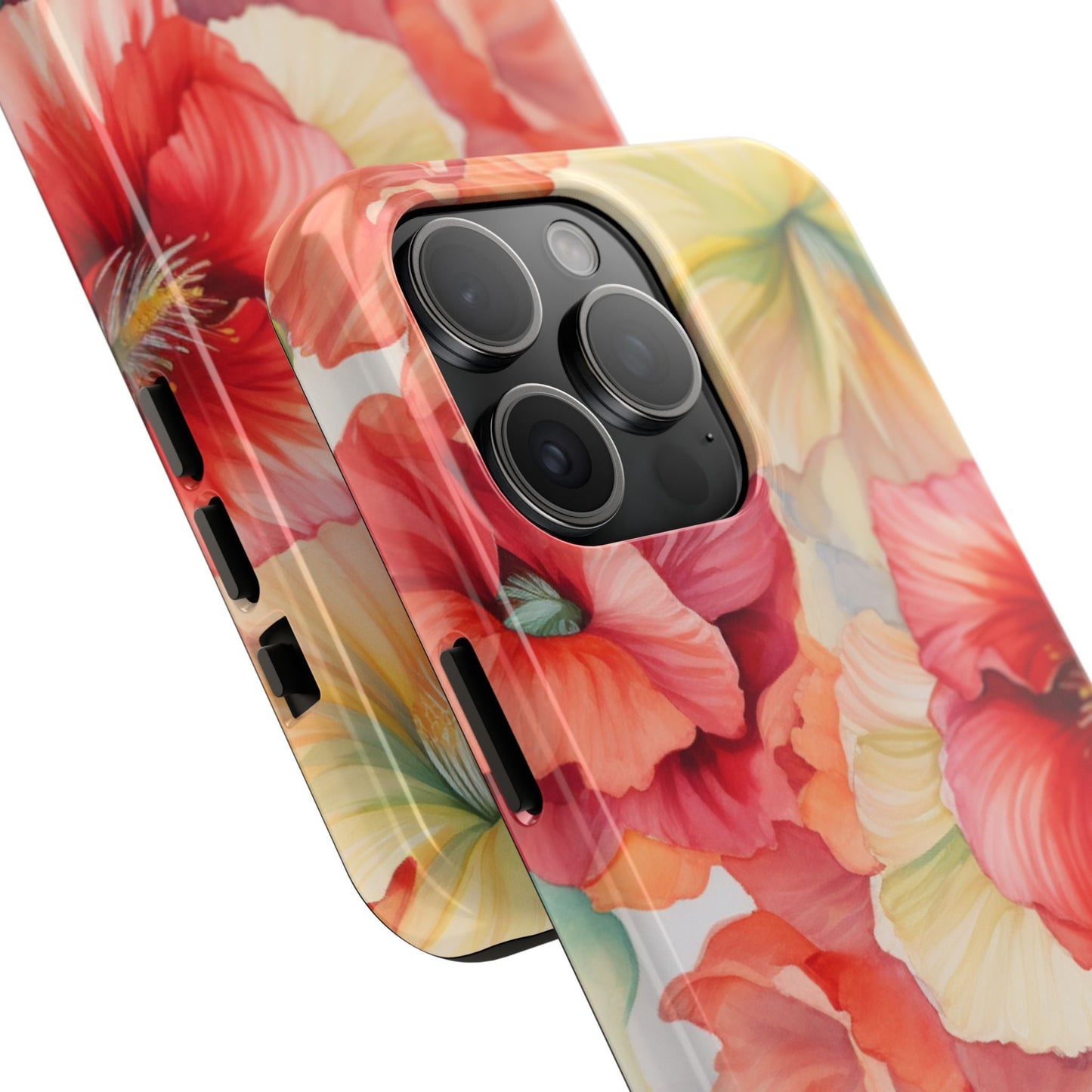 Gumamela Blush Pink Watercolor Floral – iPhone Series Case - BOGO Cases