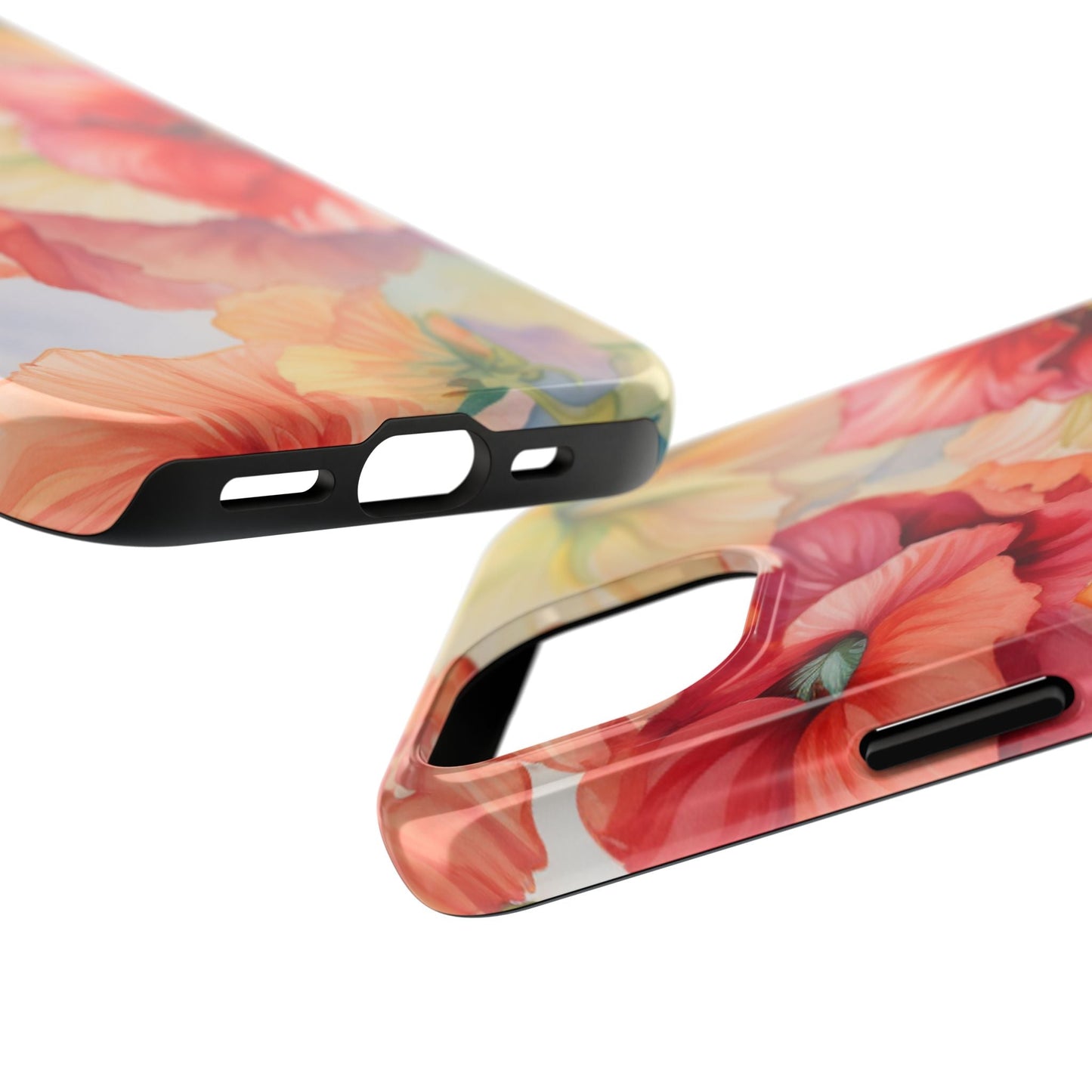 Gumamela Blush Pink Watercolor Floral – iPhone Series Case - BOGO Cases