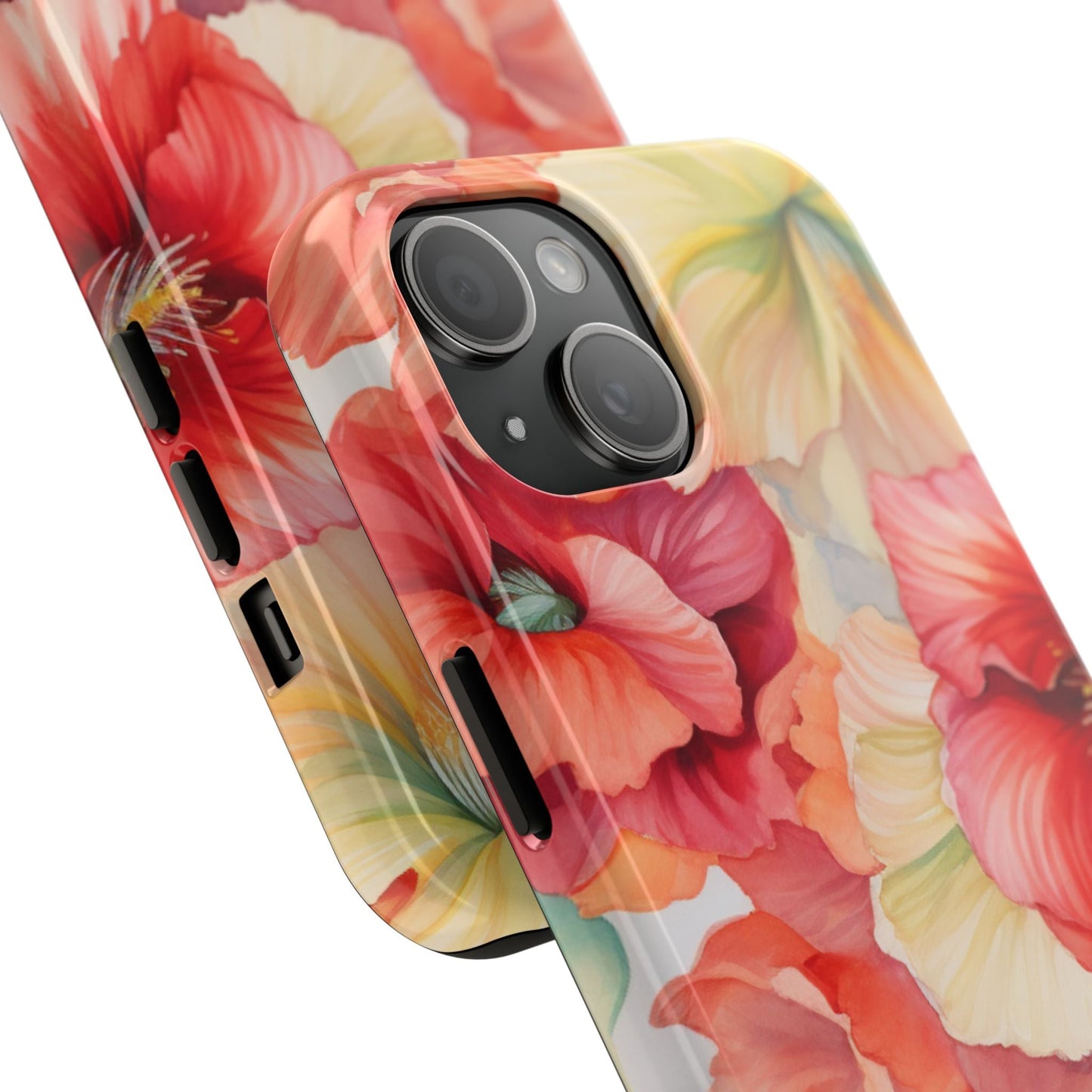 Gumamela Blush Pink Watercolor Floral – iPhone Series Case - BOGO Cases