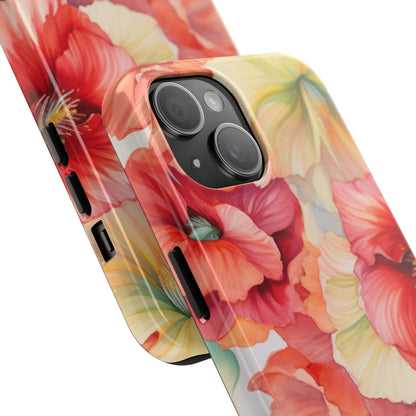 Gumamela Blush Pink Watercolor Floral – iPhone Series Case - BOGO Cases
