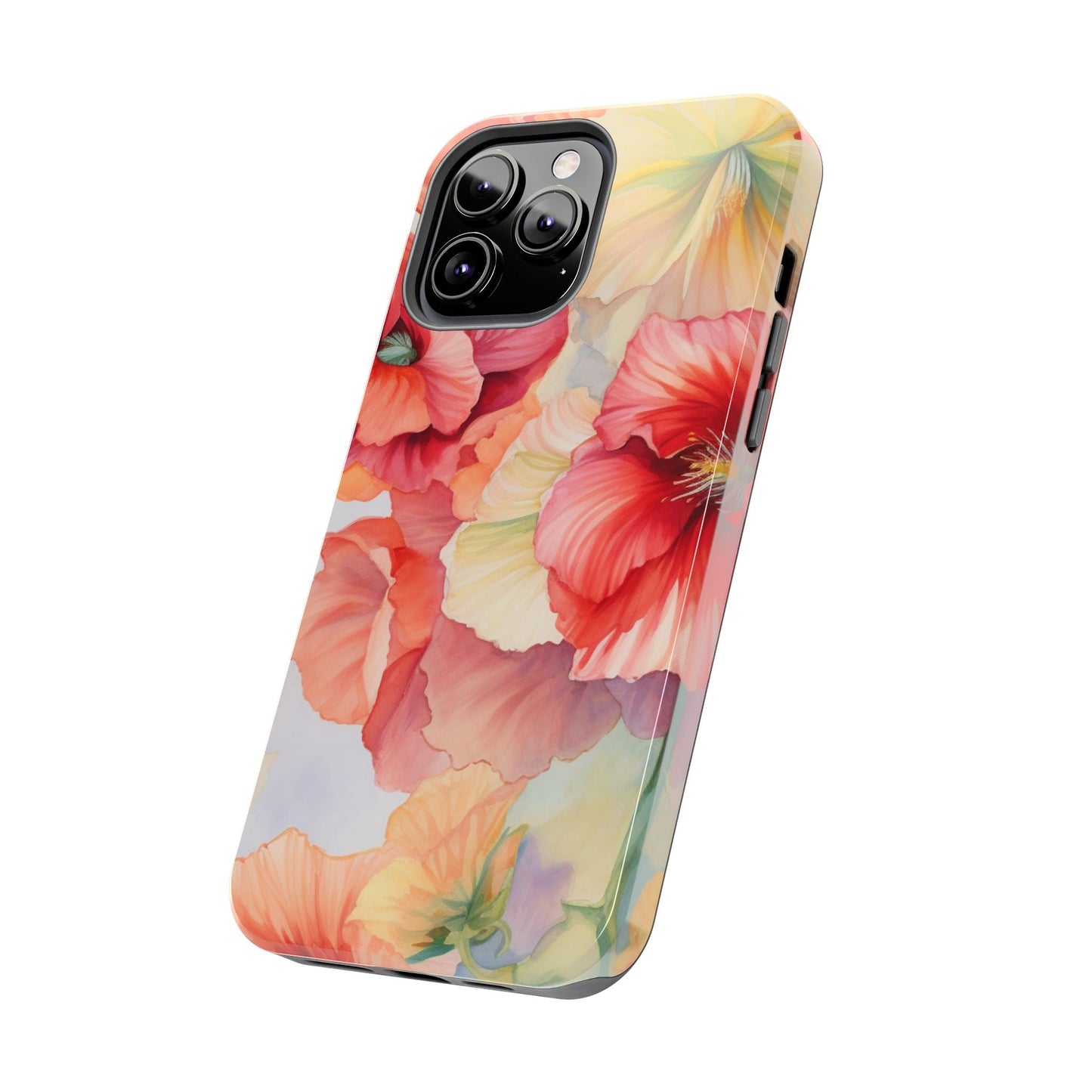 Gumamela Blush Pink Watercolor Floral – iPhone Series Case - BOGO Cases
