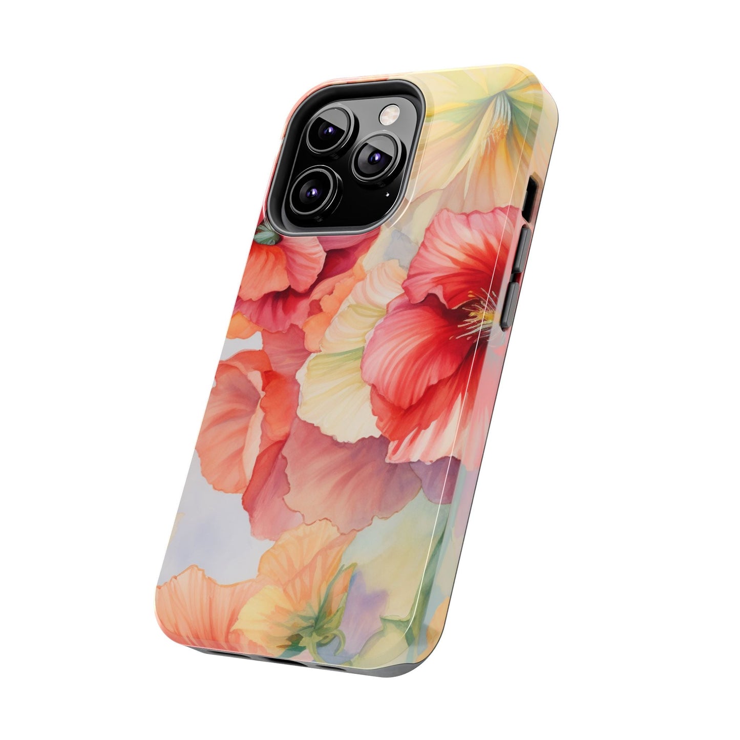Gumamela Blush Pink Watercolor Floral – iPhone Series Case - BOGO Cases
