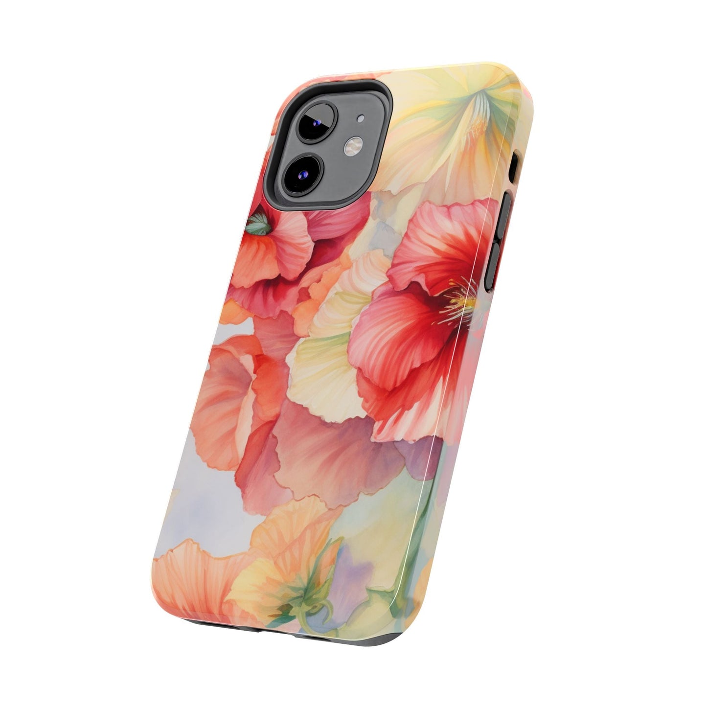 Gumamela Blush Pink Watercolor Floral – iPhone Series Case - BOGO Cases