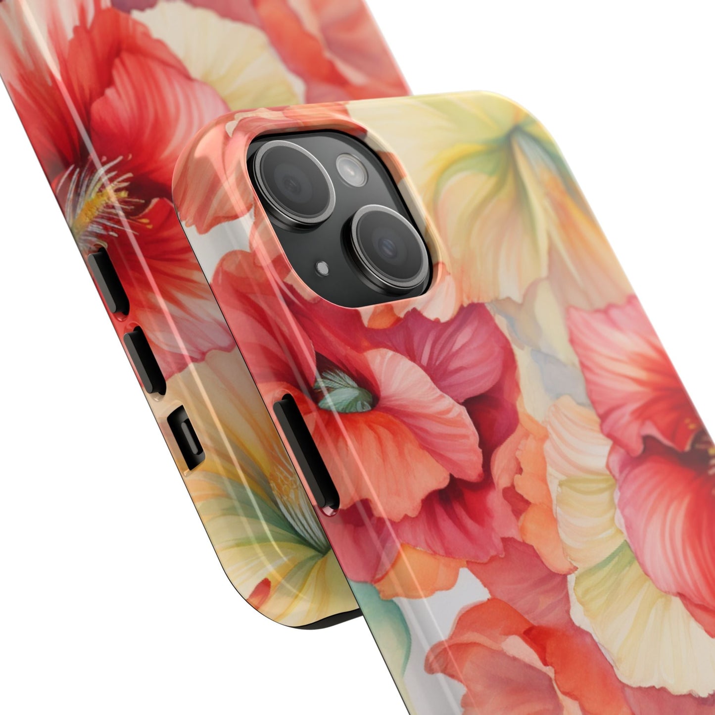 Gumamela Blush Pink Watercolor Floral – iPhone Series Case - BOGO Cases