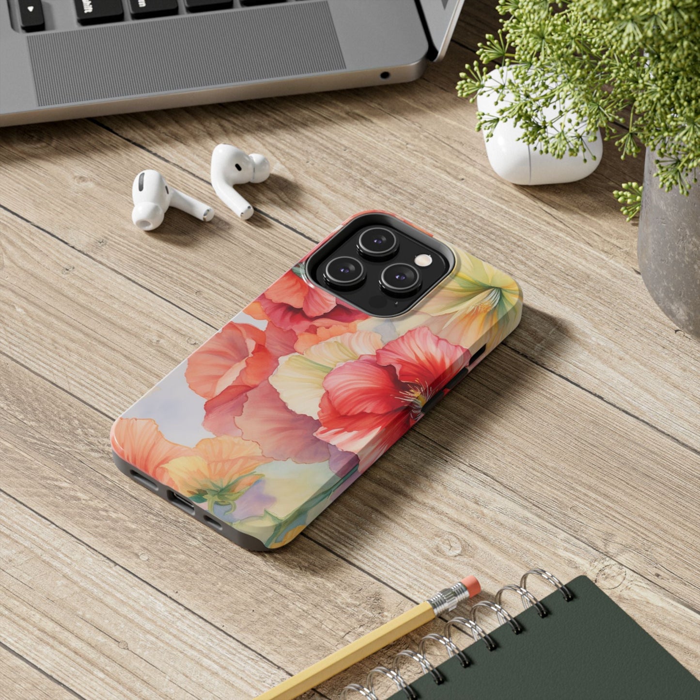 Gumamela Blush Pink Watercolor Floral – iPhone Series Case - BOGO Cases