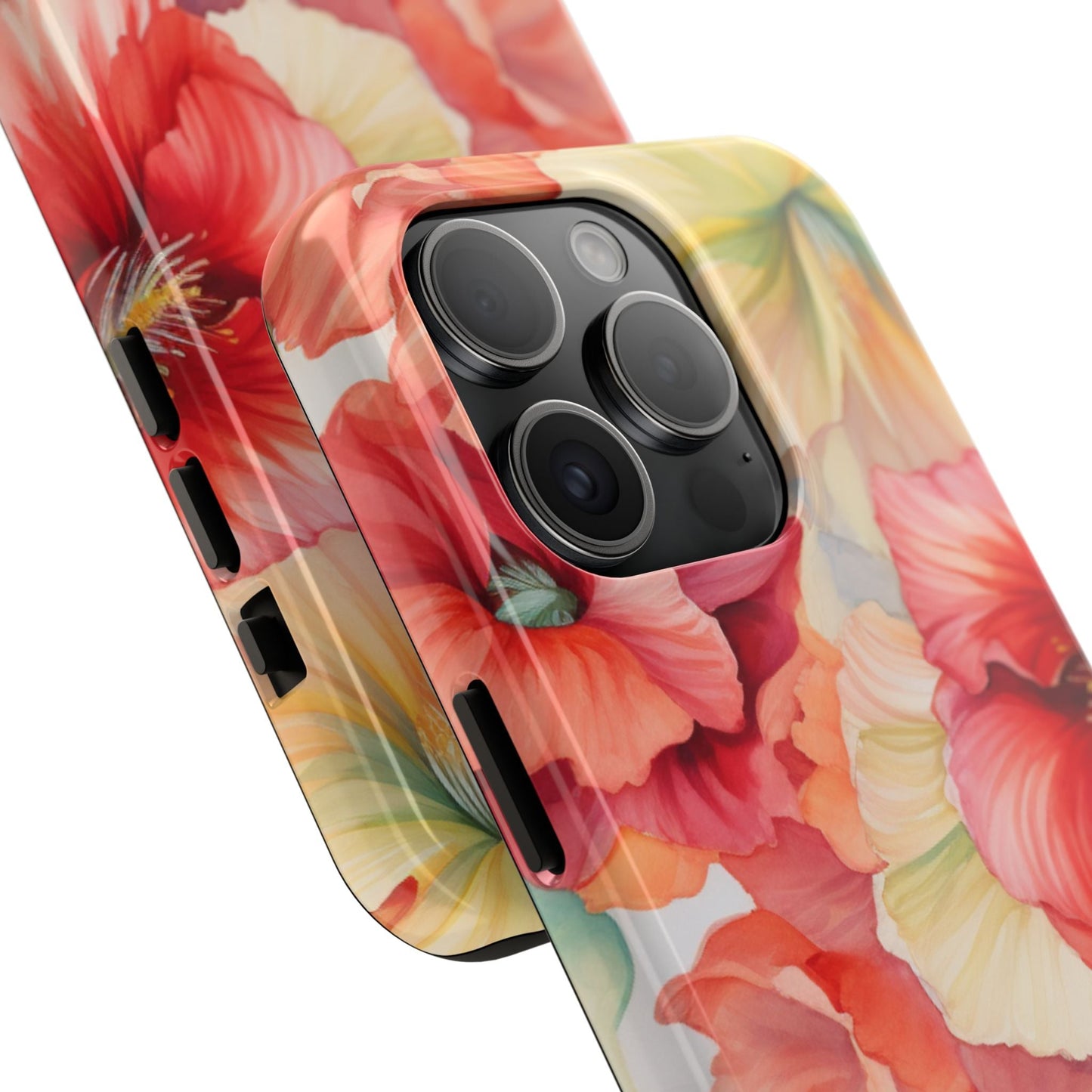 Gumamela Blush Pink Watercolor Floral – iPhone Series Case - BOGO Cases