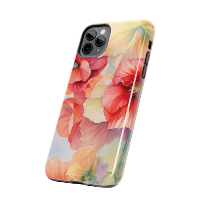Gumamela Blush Pink Watercolor Floral – iPhone Series Case - BOGO Cases