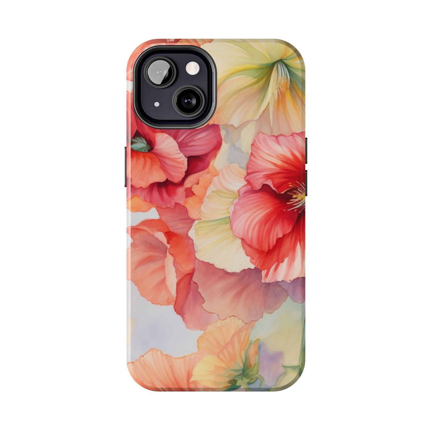 Gumamela Blush Pink Watercolor Floral – iPhone Series Case - BOGO Cases