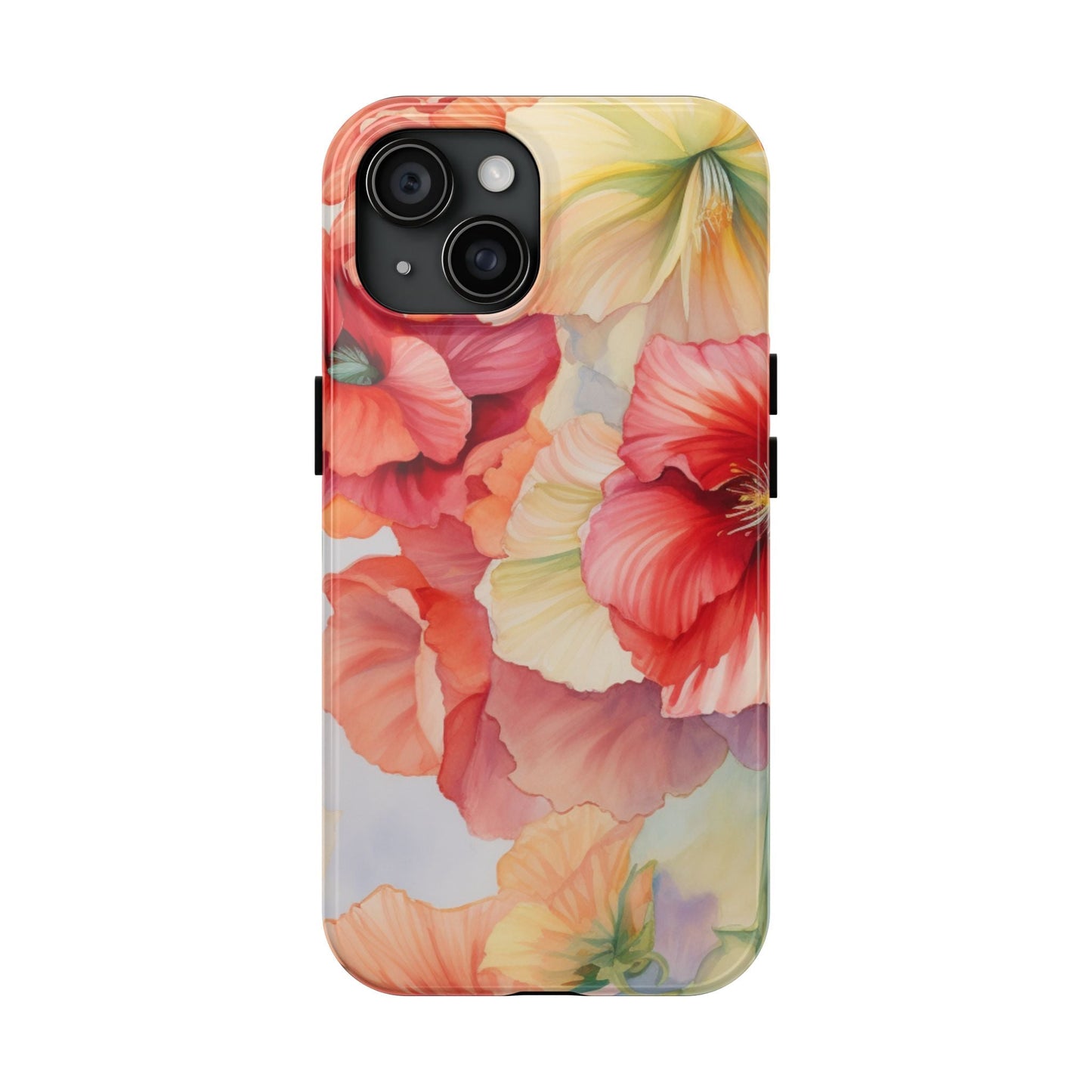 Gumamela Blush Pink Watercolor Floral – iPhone Series Case - BOGO Cases