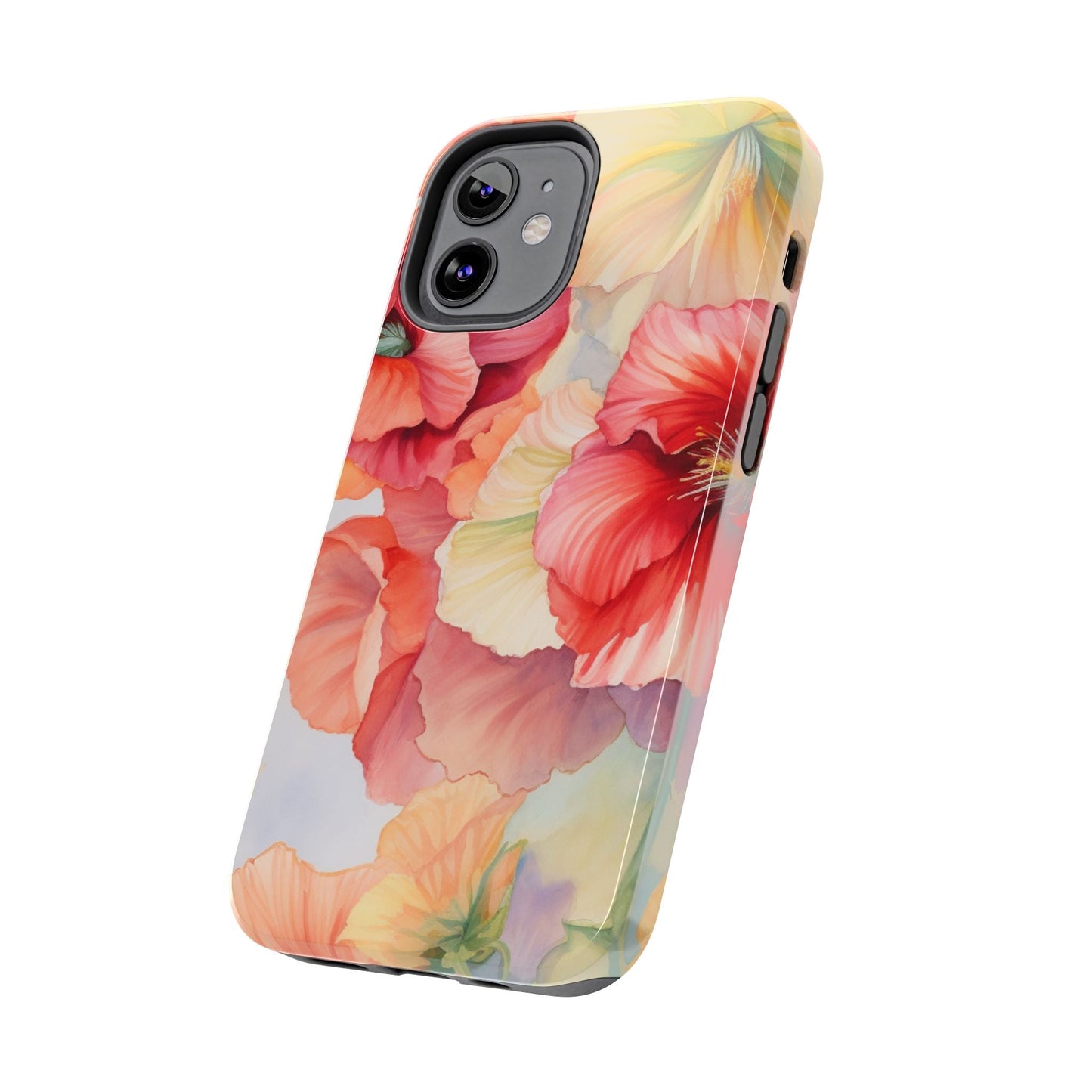 Gumamela Blush Pink Watercolor Floral – iPhone Series Case - BOGO Cases