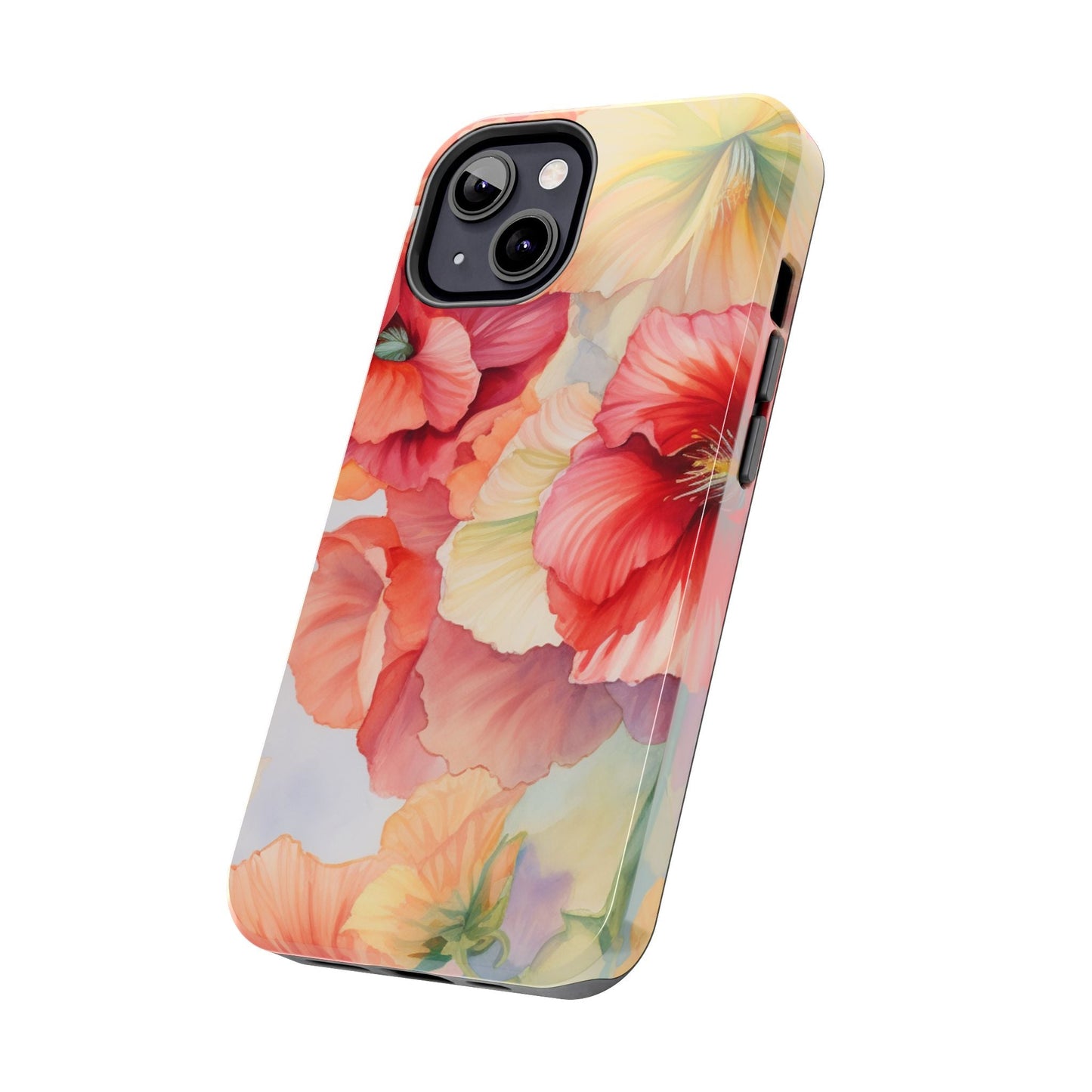Gumamela Blush Pink Watercolor Floral – iPhone Series Case - BOGO Cases