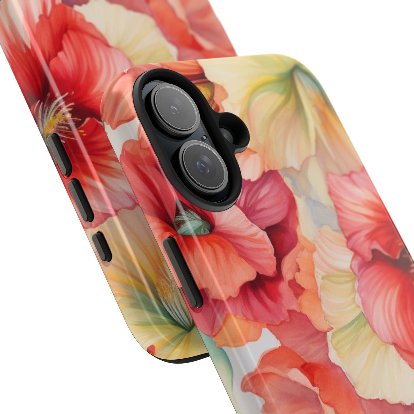 Gumamela Blush Pink Watercolor Floral – iPhone Series Case - BOGO Cases