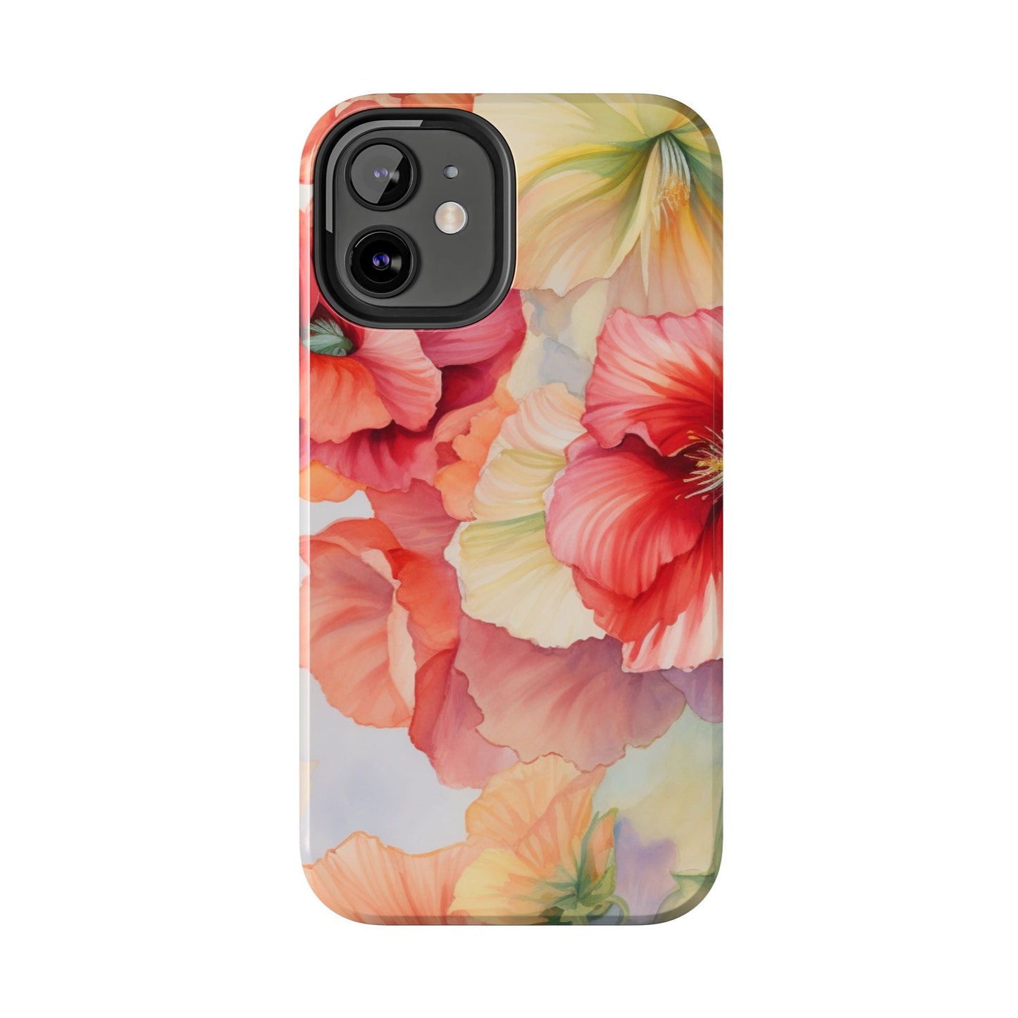 Gumamela Blush Pink Watercolor Floral – iPhone Series Case - BOGO Cases