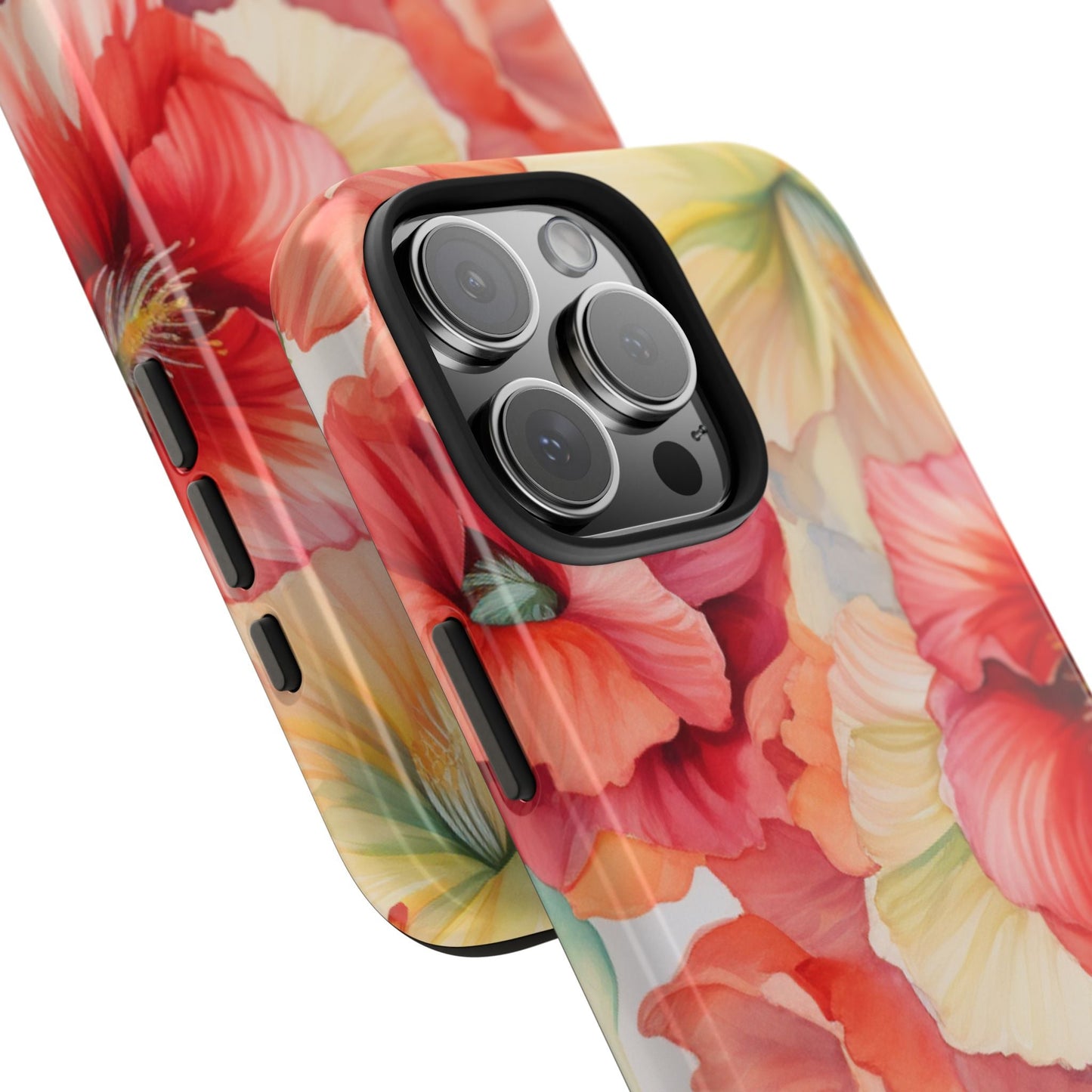 Gumamela Blush Pink Watercolor Floral – iPhone Series Case - BOGO Cases