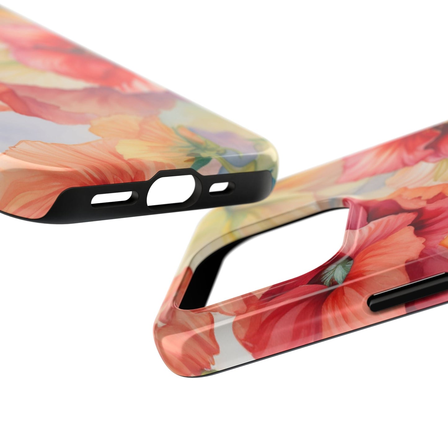 Gumamela Blush Pink Watercolor Floral – iPhone Series Case - BOGO Cases