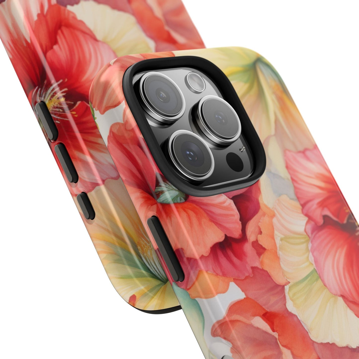 Gumamela Blush Pink Watercolor Floral – iPhone Series Case - BOGO Cases