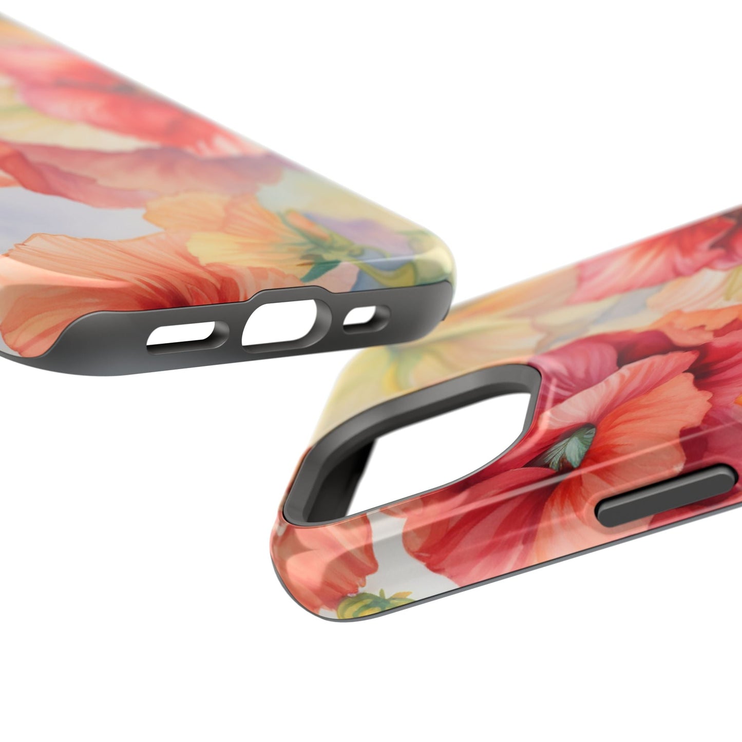 Gumamela Blush Pink Watercolor Floral – MagSafe Compatible iPhone Case - BOGO Cases