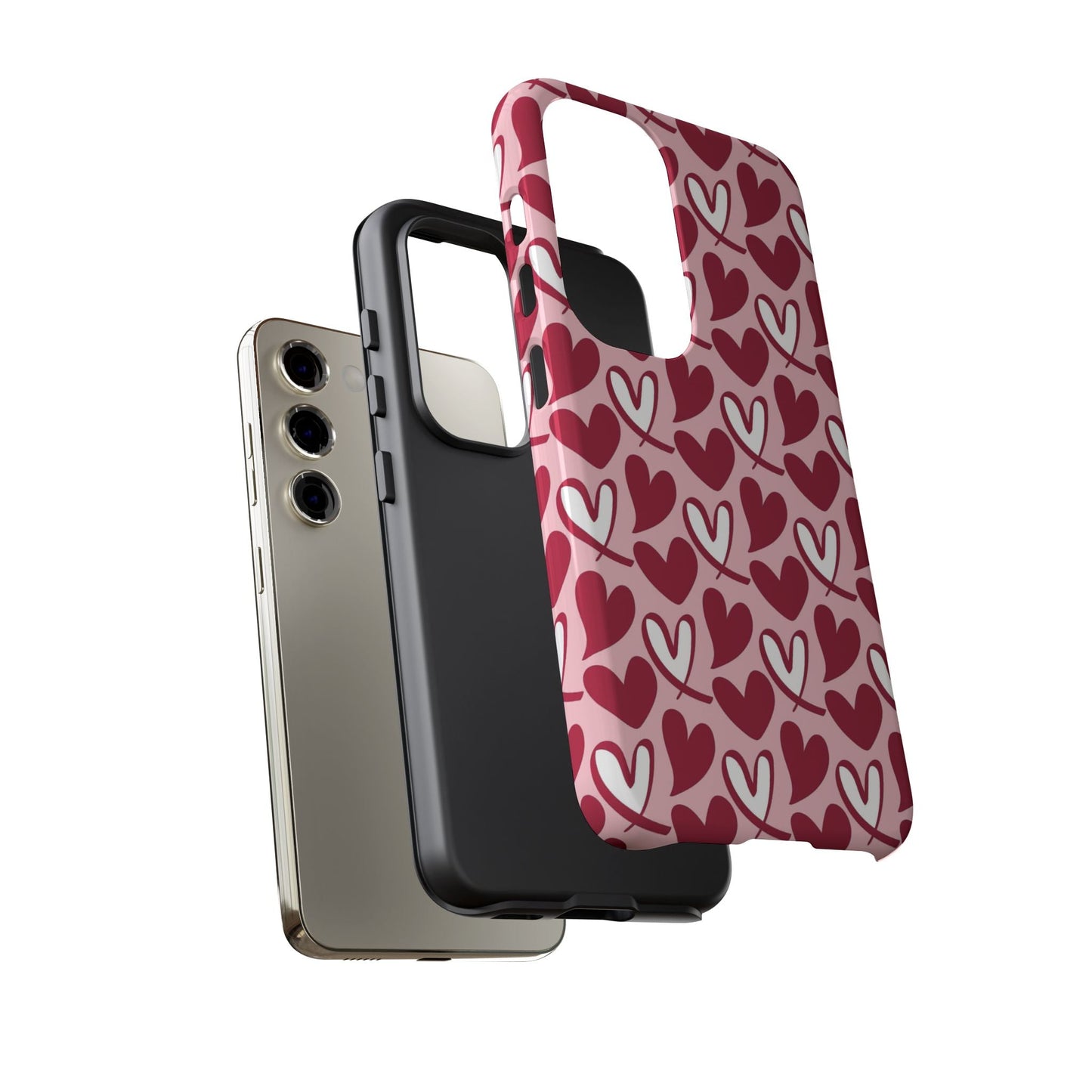 Hand - Drawn Hearts Samsung Galaxy Case - BOGO Cases