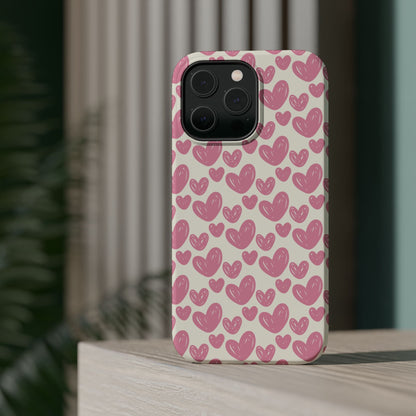 Heartfelt Pattern MagSafe iPhone Case - BOGO Cases