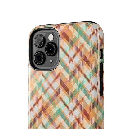 iPhone Case - Autumn Harvest Plaid Design - BOGO Cases