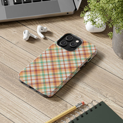 iPhone Case - Autumn Harvest Plaid Design - BOGO Cases