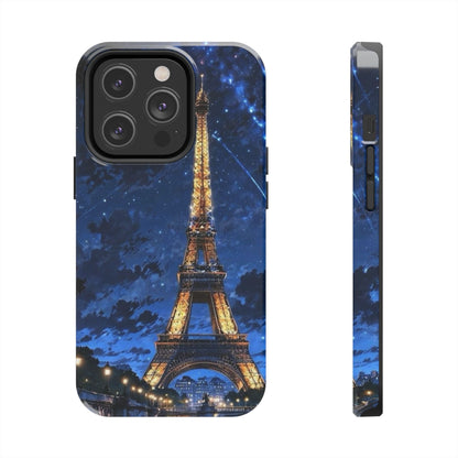 iPhone Case - Eiffel Tower Under Starlit Sky Design - BOGO Cases