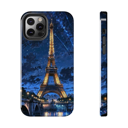 iPhone Case - Eiffel Tower Under Starlit Sky Design - BOGO Cases