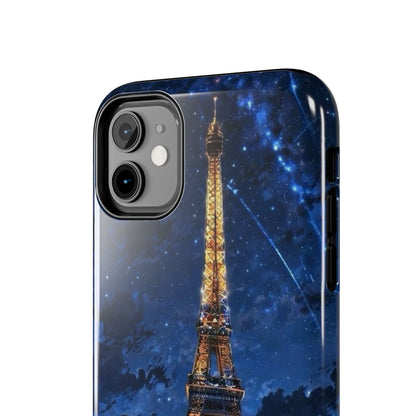 iPhone Case - Eiffel Tower Under Starlit Sky Design - BOGO Cases