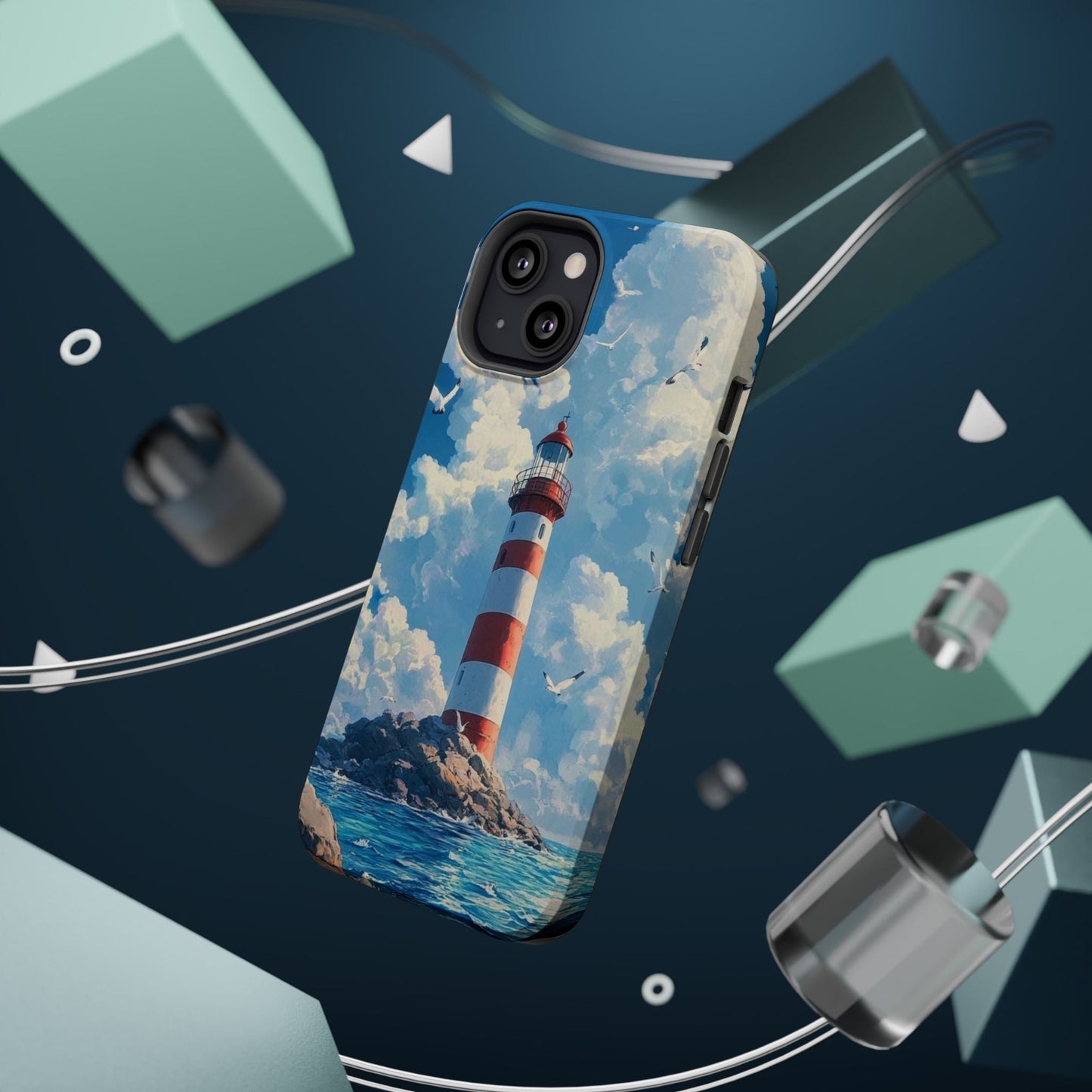 Iphone Case - Majestic Lighthouse Scene Design - BOGO Cases