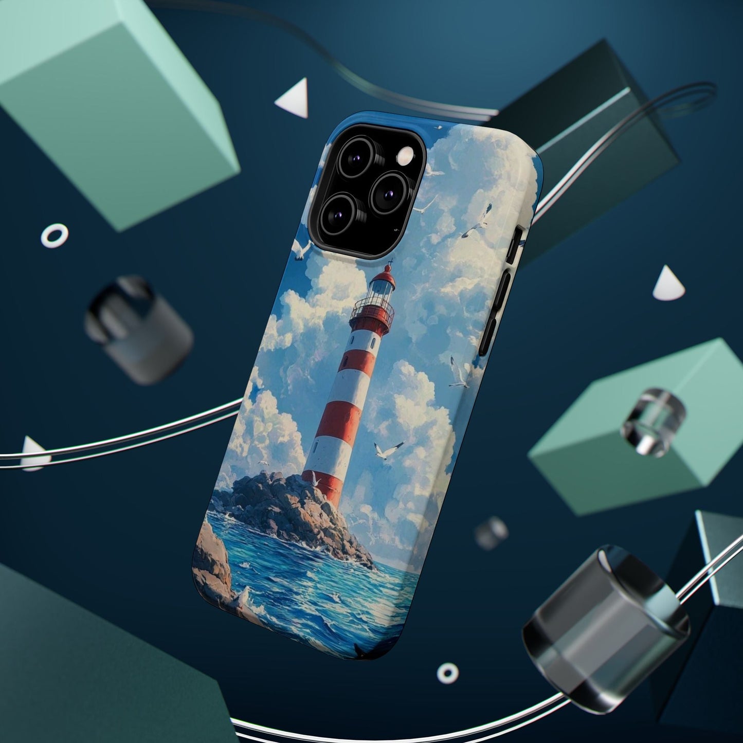 Iphone Case - Majestic Lighthouse Scene Design - BOGO Cases