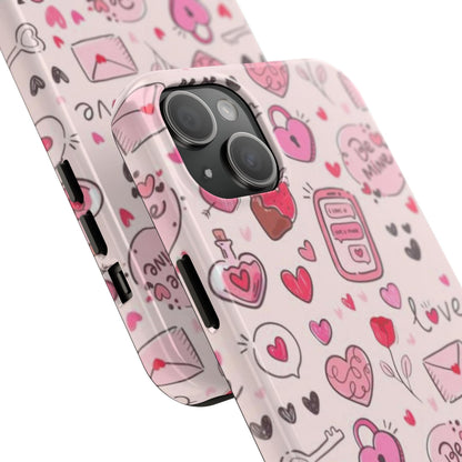 iPhone Case: Playful Valentine's Day Icons Case - BOGO Cases
