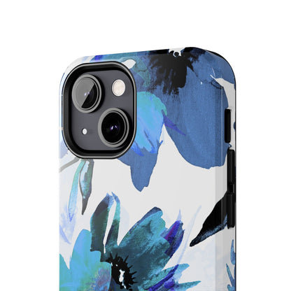 iPhone Case – Serene Blue Blossom - BOGO Cases