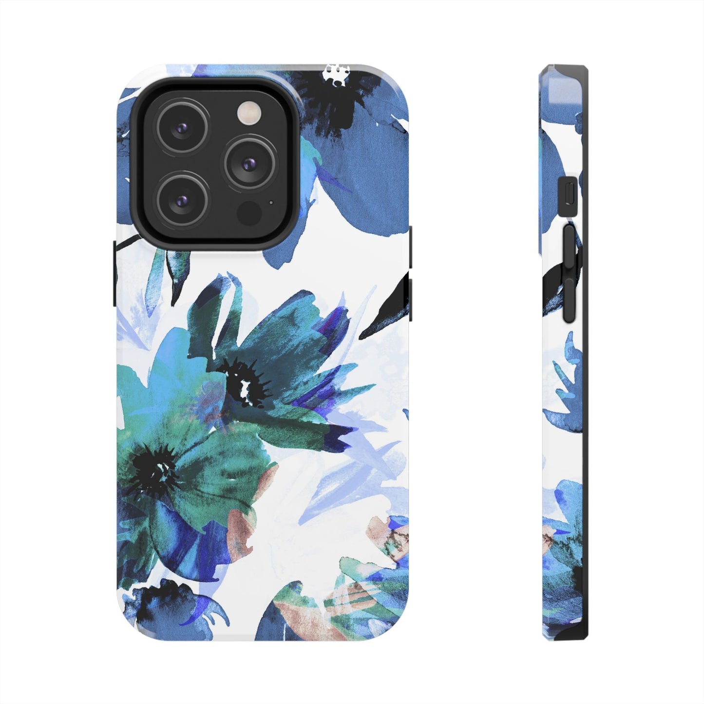 iPhone Case – Serene Blue Blossom - BOGO Cases