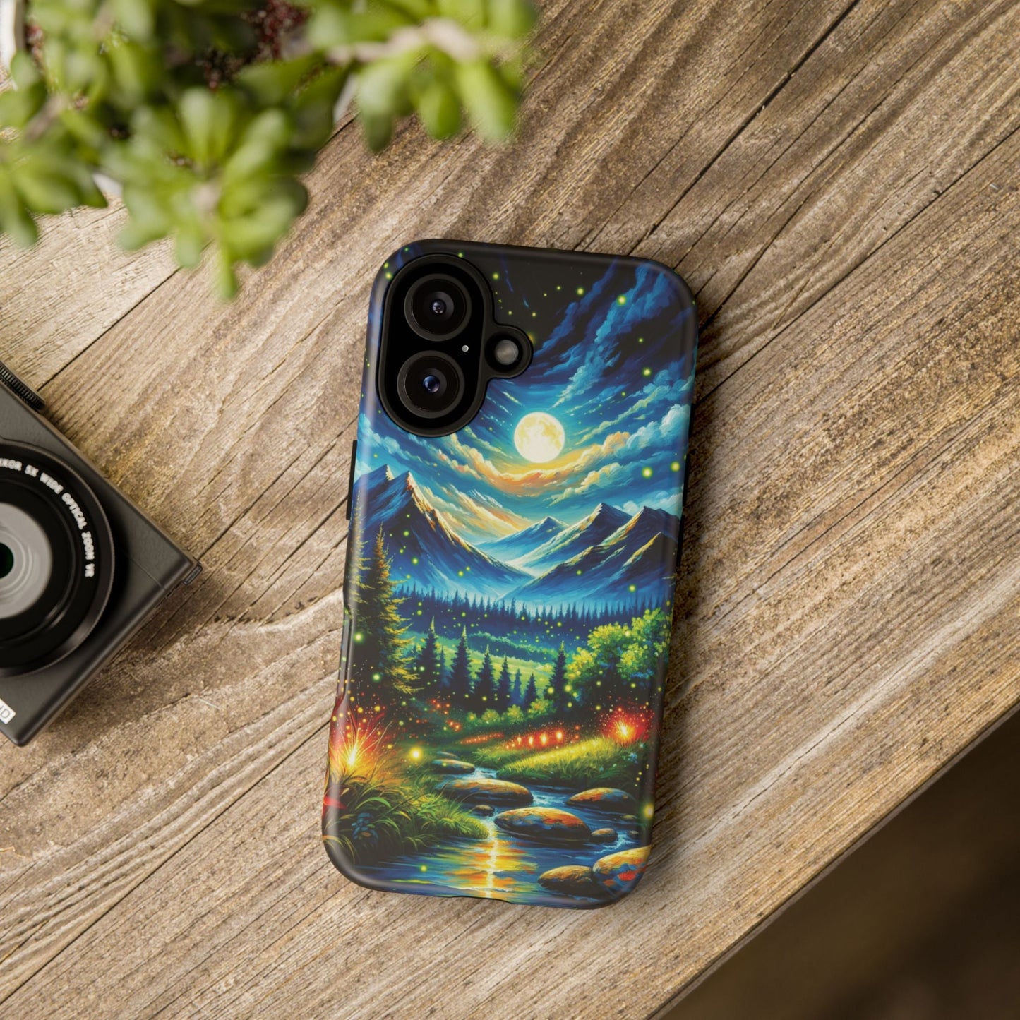 iPhone Firefly Phone Case - Lightning Bugs - Fireflies Dancing In The Trees Phone Cover For iPhones 15, 14, 13, 12, 11, X, XR, XS, & 8! - BOGO Cases