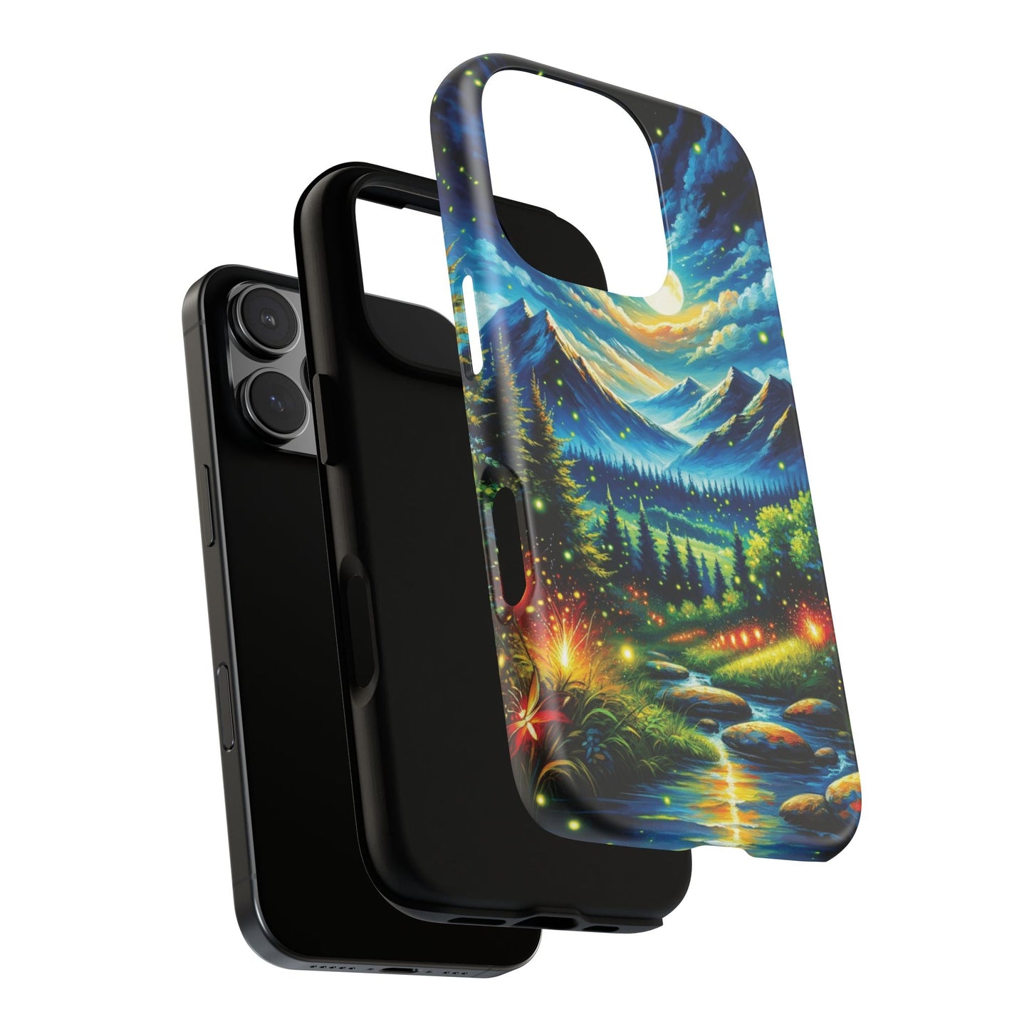 iPhone Firefly Phone Case - Lightning Bugs - Fireflies Dancing In The Trees Phone Cover For iPhones 15, 14, 13, 12, 11, X, XR, XS, & 8! - BOGO Cases