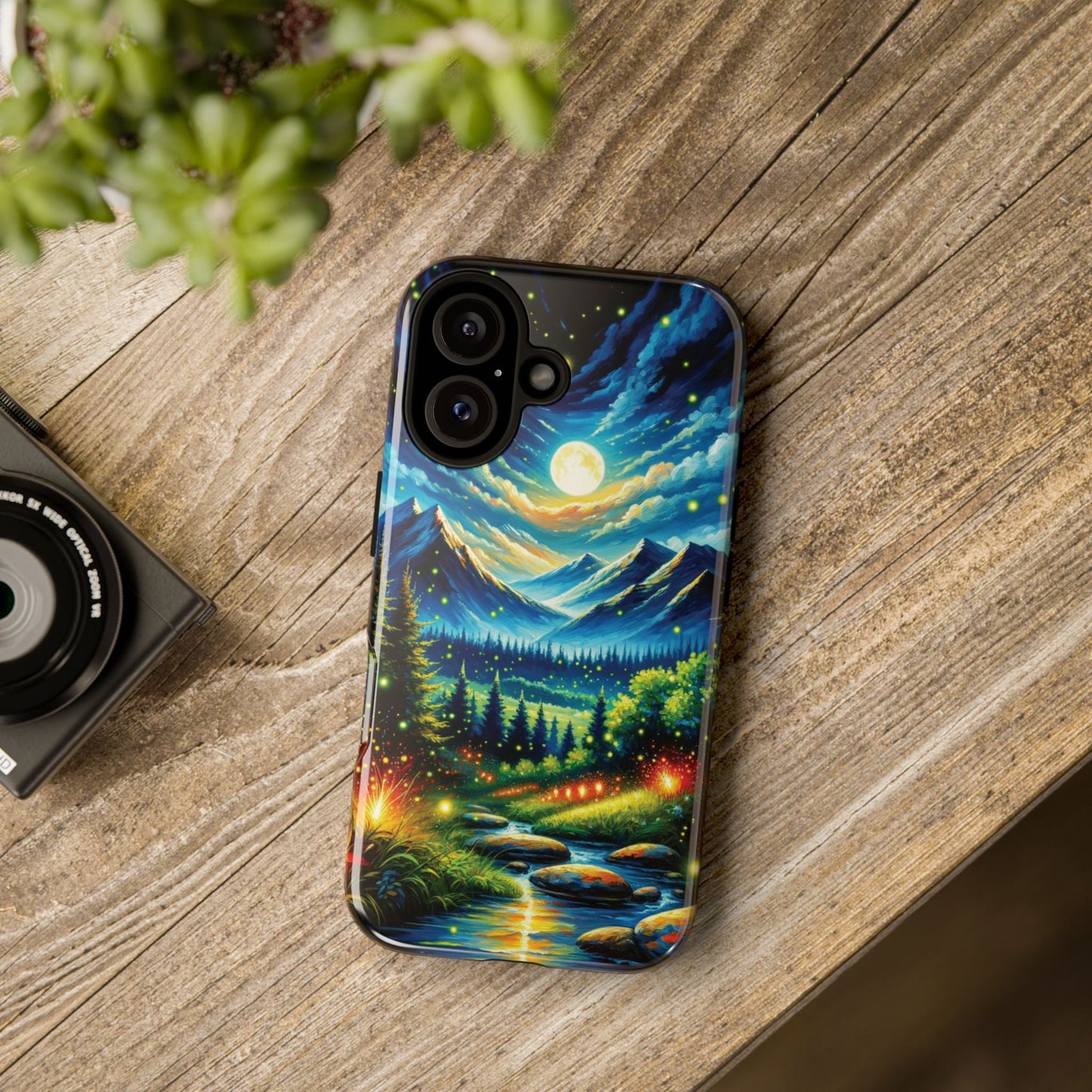 iPhone Firefly Phone Case - Lightning Bugs - Fireflies Dancing In The Trees Phone Cover For iPhones 15, 14, 13, 12, 11, X, XR, XS, & 8! - BOGO Cases