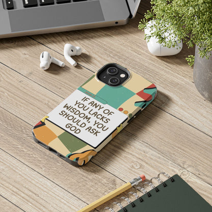 James 1:5 Retro Aesthetic - iPhone Series Case - BOGO Cases