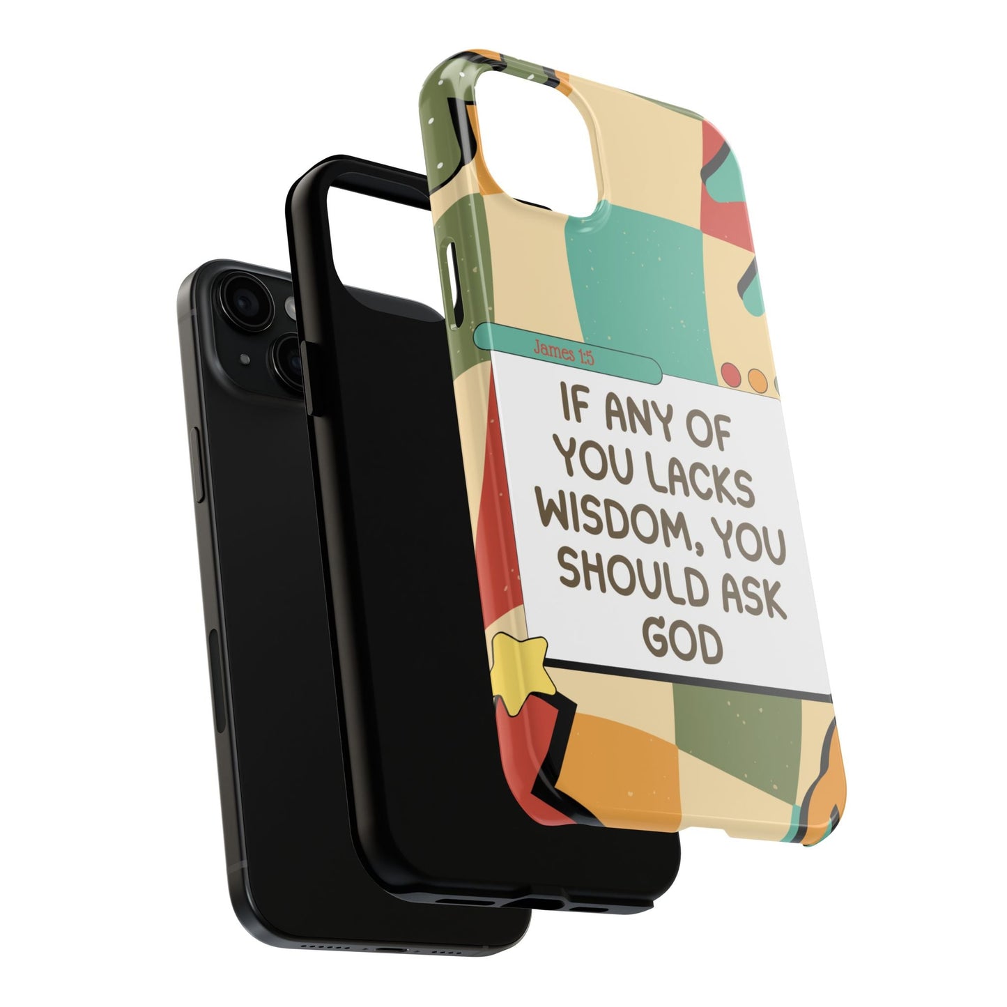 James 1:5 Retro Aesthetic - iPhone Series Case - BOGO Cases