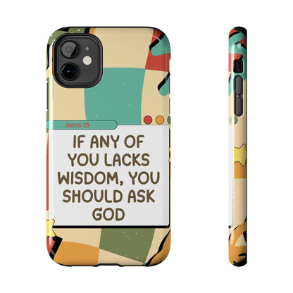 James 1:5 Retro Aesthetic - iPhone Series Case - BOGO Cases