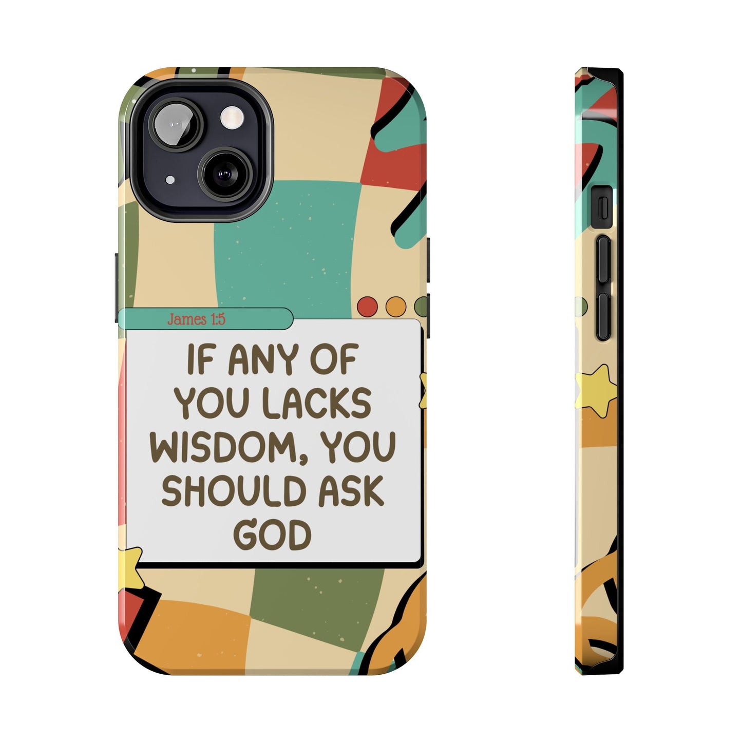 James 1:5 Retro Aesthetic - iPhone Series Case - BOGO Cases